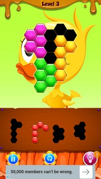 Hexa Puzzle 2018 - Match and Blast Jewel Blocks *游戏截图2