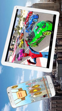 Spiderman Extreme car Driving : Marvel Avengers游戏截图1