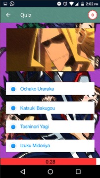 Guess My Hero Academia Trivia Quiz游戏截图2