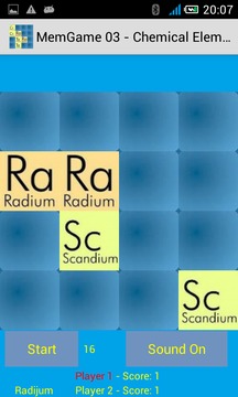 MemGame 03 - Chemical Elements游戏截图5