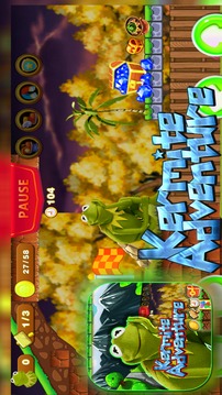 Super Kermit frog & peggy jungle game adventure游戏截图4