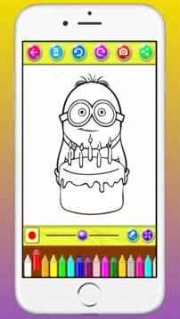 Coloring Books For Minions Character游戏截图3