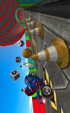 Super Heroes Downhill Stunts Racing游戏截图1