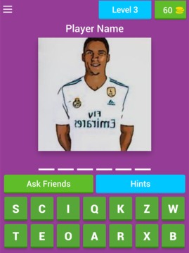 Guess Real Madrid Players游戏截图1