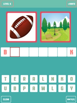 Pictures to word quiz游戏截图5