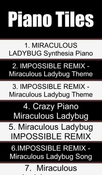 Miraculous Ladybug Piano Tiles游戏截图1