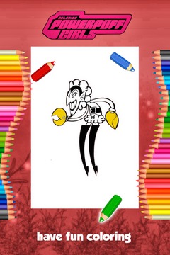Power Girls Coloring Game游戏截图3