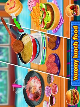 School Lunch Maker - Burger, Sandwich, Fries,Juice游戏截图2