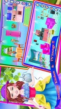 Princess Doll House Interior Decorating game游戏截图3