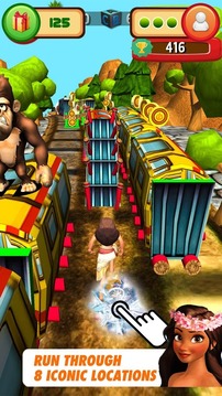 Subway Moana Adventure Rush游戏截图4