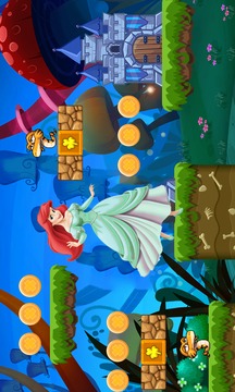 Adventures Princess Ariel Runner World游戏截图3