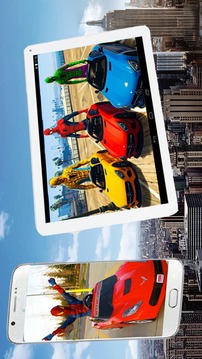 Spiderman Extreme car Driving : Marvel Avengers游戏截图3