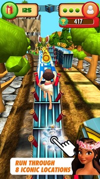 Subway Moana Adventure Rush游戏截图1