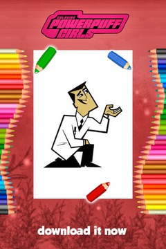 Power Girls Coloring Game游戏截图2