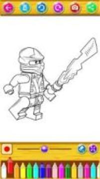 Coloring book for Lego of Ninjago游戏截图5