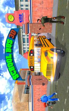 Modern High School Big Bus Driving Simulator游戏截图4