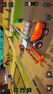 Farm Sim Drive 2018: Modern Real Farming Tractor游戏截图1