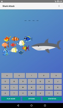 Shark Attack (Hangman)游戏截图4