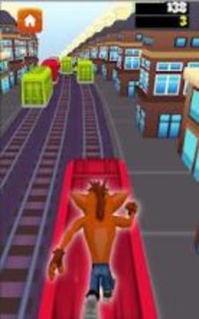 Bandicoot Run Adventure Rail游戏截图3