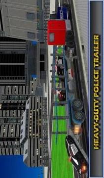 US Police Airplane Cop Dog Transporter Games Free游戏截图2
