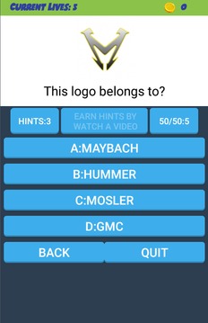 Car Logo Quiz 2018游戏截图1