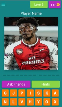 Arsenal Player Quiz游戏截图2