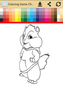 Coloring Game Chipmunk游戏截图3