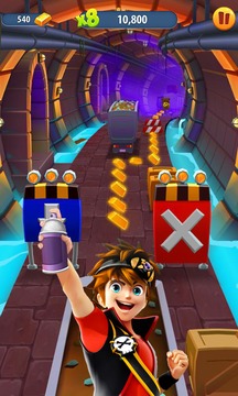 Subway zak Storm Rush Pirate dash游戏截图1