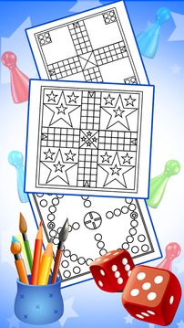 Coloring Book: Ludo Coloring Game游戏截图2