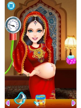 Indian Pregnant Mommy Caring游戏截图2