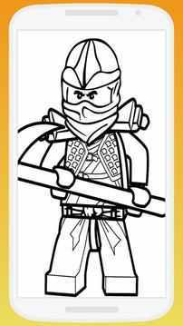 LEGO Ninjago Coloring Pages游戏截图2