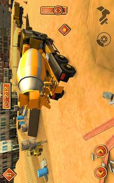Modern City Site Construction Truck 3D Sim Game游戏截图5