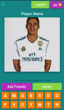 Real Madrid Player Quiz游戏截图5