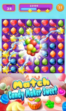 Match Candy Maker Sweet 2018游戏截图1
