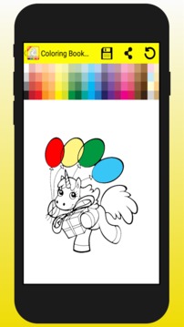 Coloring Book - Unicorn Drawing Game游戏截图3