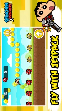 Shin Chan Shooter vs Monsters Adventures Games游戏截图3