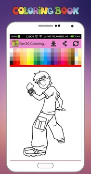 Ben 10 Ultimate Alien Coloring Book游戏截图4