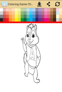 Coloring Game Chipmunk游戏截图4