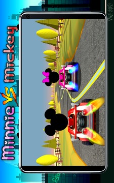 Mickey Against Minnie Race游戏截图3
