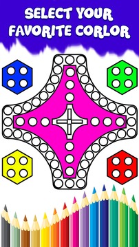 Coloring Book: Ludo Coloring Game游戏截图4