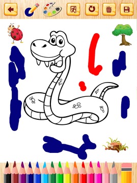 Snake Drawing Coloring游戏截图1