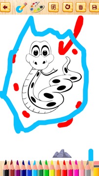 Snake Drawing Coloring游戏截图5