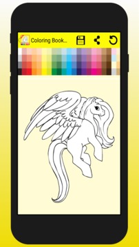 Coloring Book - Unicorn Drawing Game游戏截图1