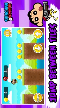 Shin Chan Shooter vs Monsters Adventures Games游戏截图2