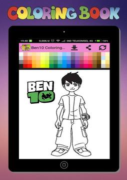 Ben 10 Ultimate Alien Coloring Book游戏截图2