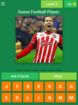 Footballer Players Quiz 2018 - Latest Levels 200+游戏截图3