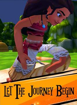 Princess Moana Run Adventure游戏截图3
