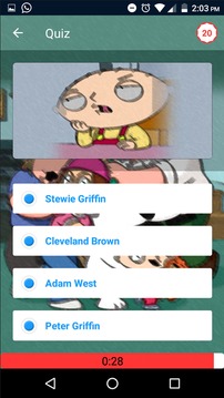 Guess Family Guy Trivia Quiz游戏截图2