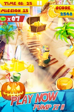 banana super minion:despicable rush 3D game游戏截图4