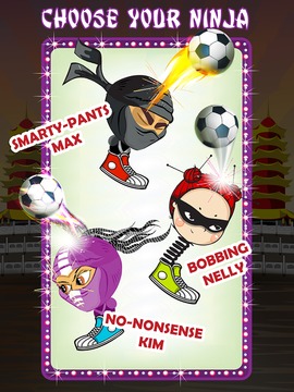 Bobbing Ninja Head Football游戏截图2